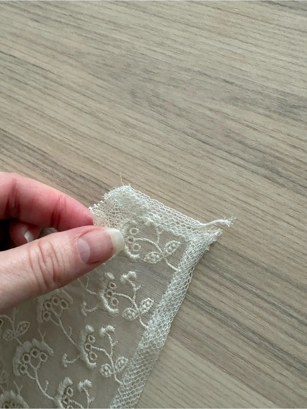 Vintage lace collar sewing fabric piece buttons sewing cottage core trim